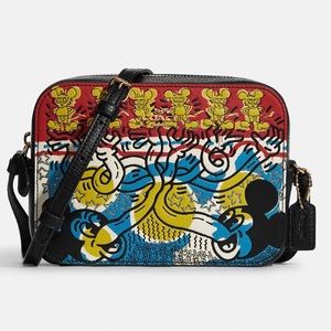 COACH MICKEY MOUSE X KEITH HARING CROSSBODY